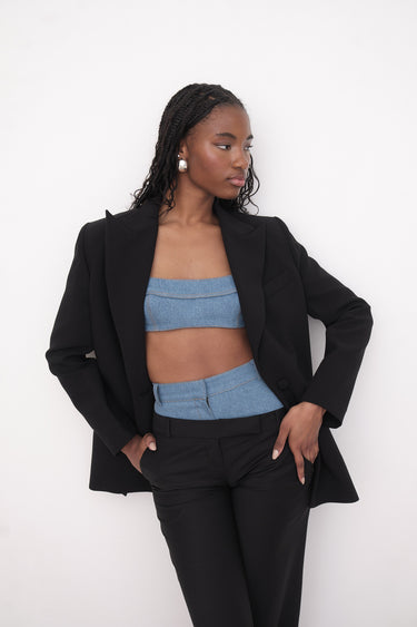 CEKETTE Double Waisted Pants