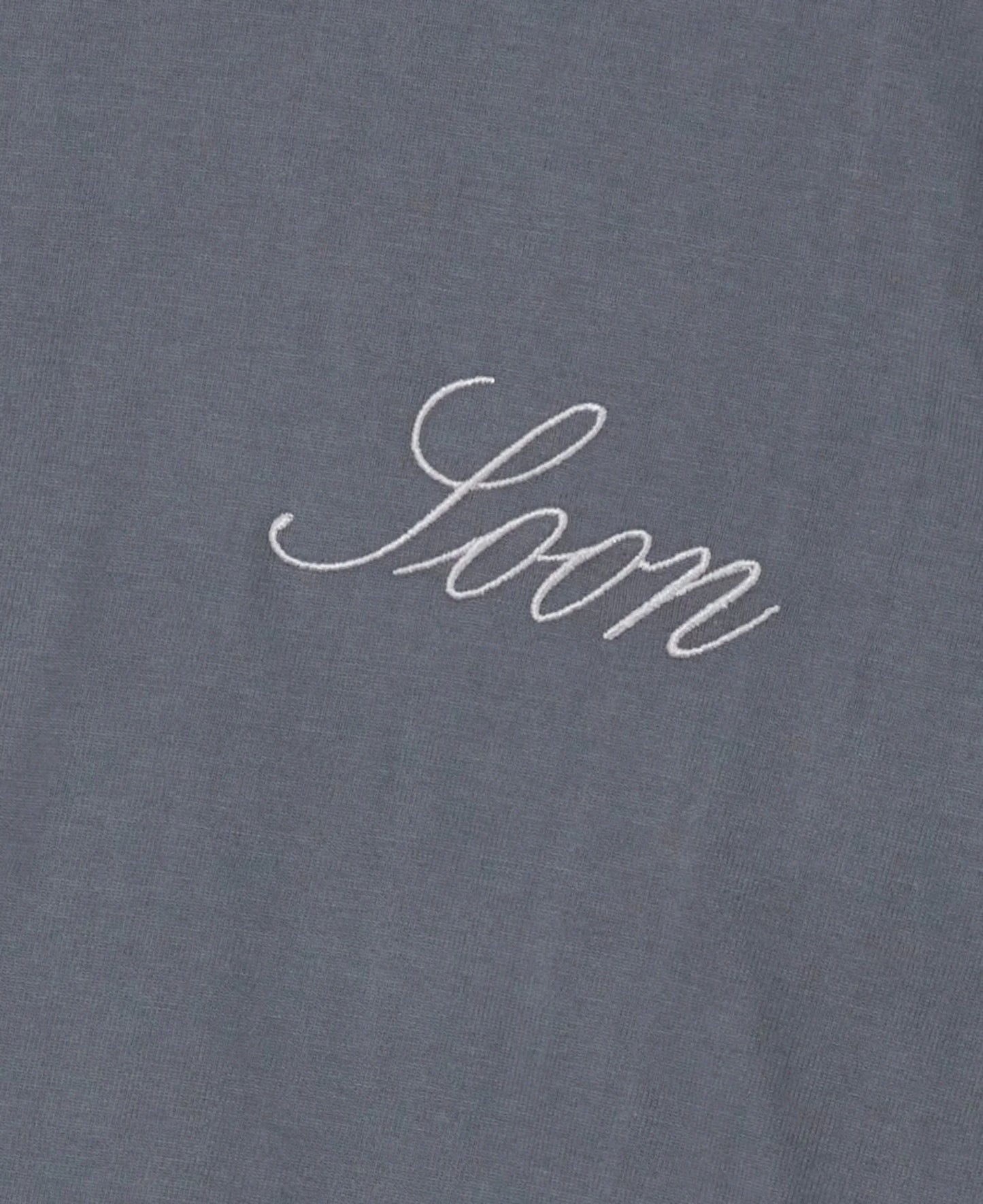 SOON TO BE ANNOUNCED Soon Embroidery L/S Crop T-Shirt Lava Smoke