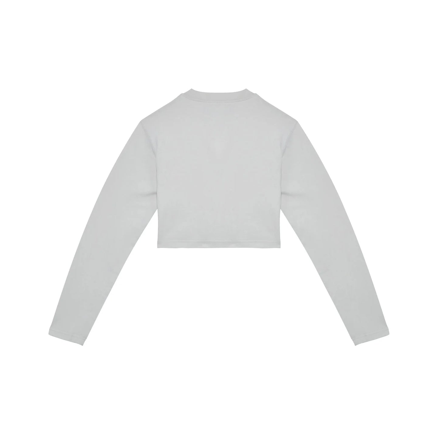 SOON TO BE ANNOUNCED Secrets and Lies L/S Crop T-Shirt Nimbus Cloud