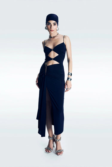 Zeynep Tosun Multi Logo dress