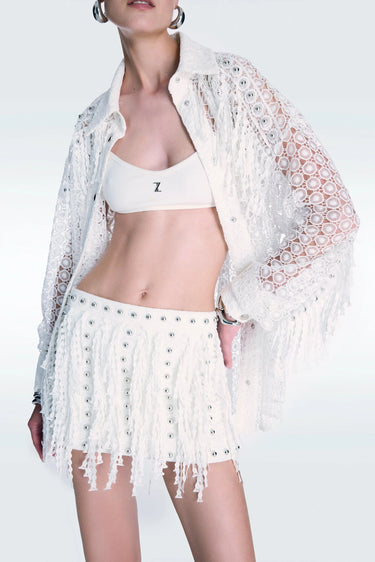 Zeynep Tosun Broderie Skirt