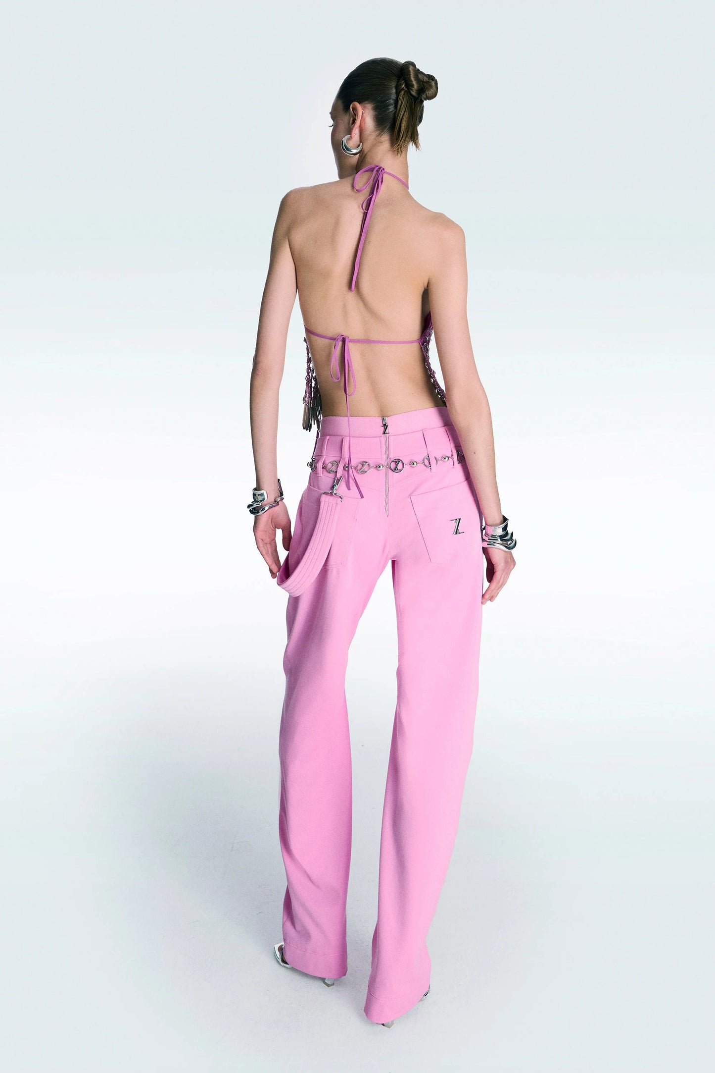 Zeynep Tosun Skater Pants Pink
