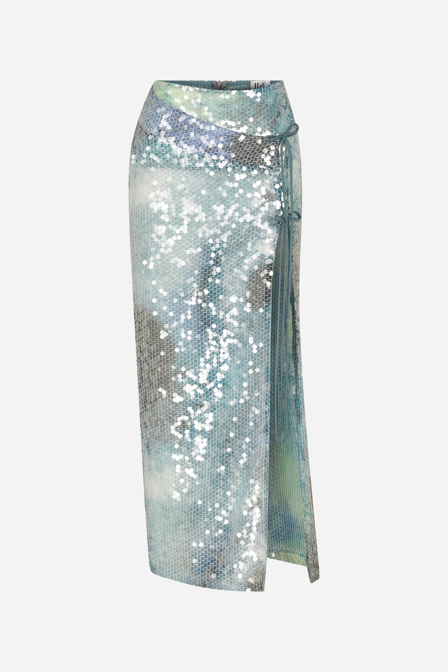 ILA ARNA Sequin Skirt with Deep Slit