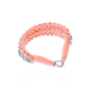 Van Den Abeele Neon-Coral Sao Paulo Topazes Bracelet