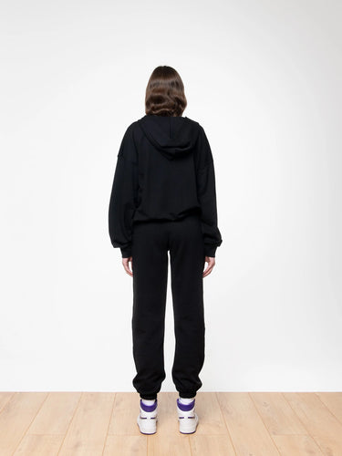 SOON TO BE ANNOUNCED Essentials Logo Zip Hoodie Peat Black