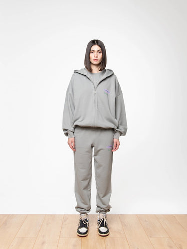 SOON TO BE ANNOUNCED Essentials Logo Zip Hoodie Moon Mist