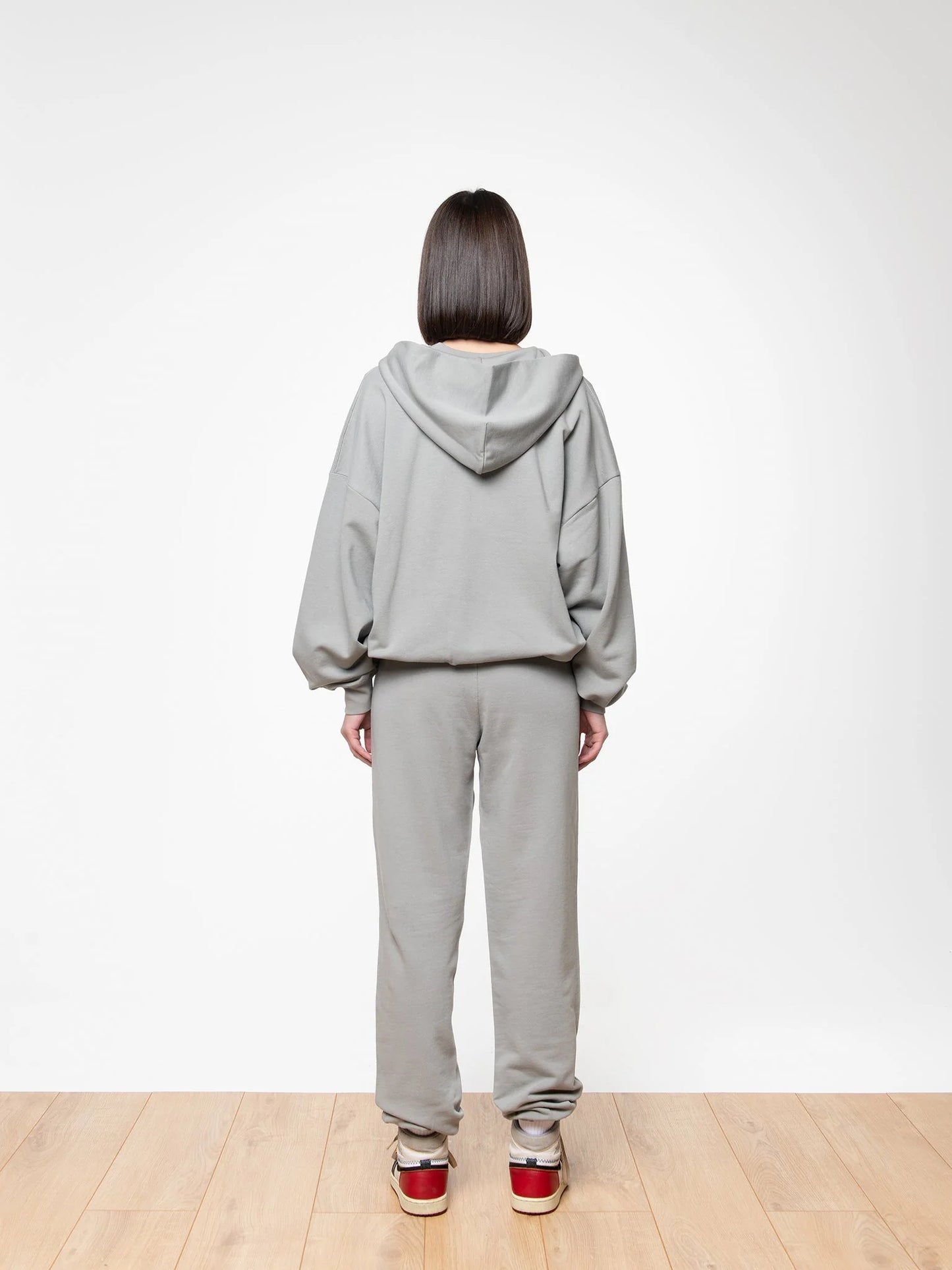 SOON TO BE ANNOUNCED Essentials Logo Zip Hoodie Moon Mist