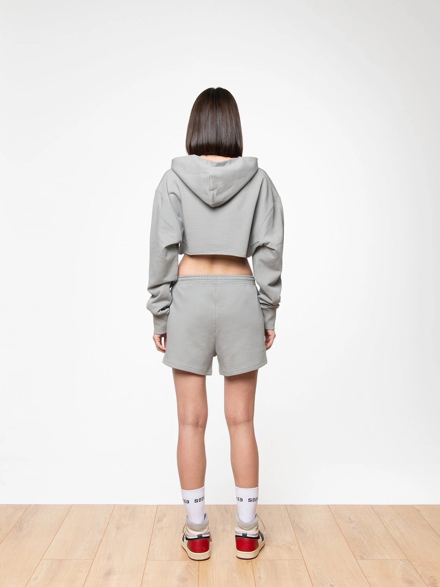 SOON TO BE ANNOUNCED Essentials Logo Shorts Moon Mist