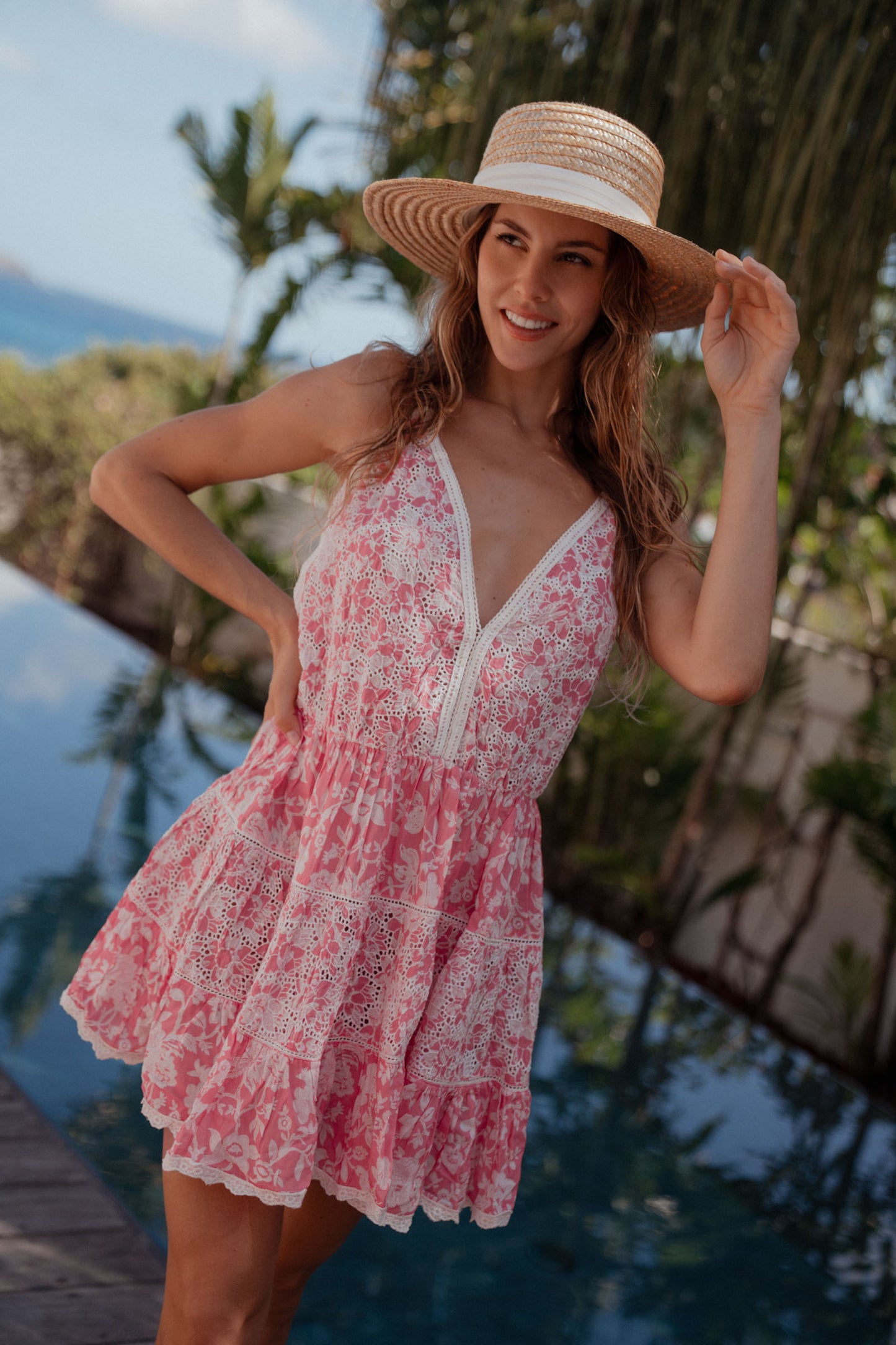 Sunday Saint Tropez Marylin Dress Pink