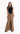 Simkhai Matilde Short Sleeve Gown Black & Brown
