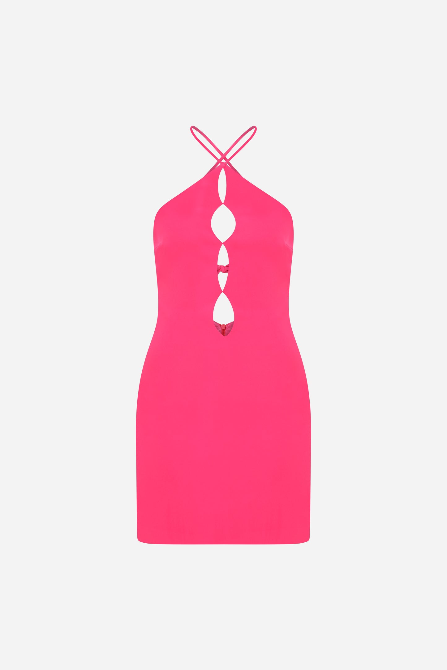ILA GISELE Mini Dress with Cutout Details