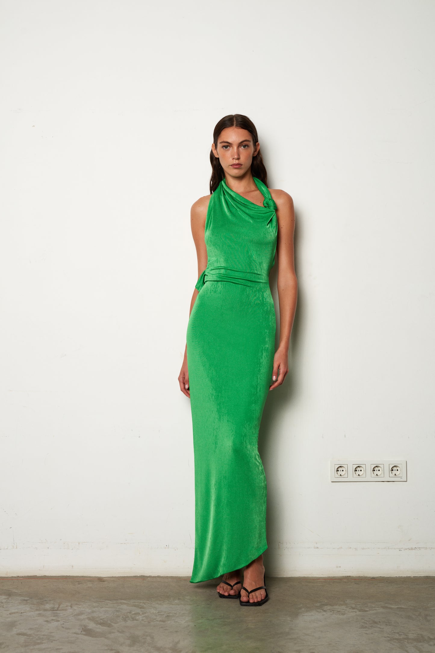 ILA HARPER Knotted Jersey Dress