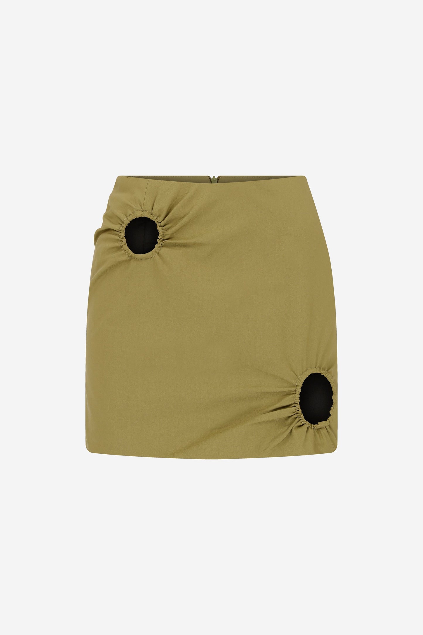 ILA PAVLA Mini Skirt With Two Ring Cut-outs