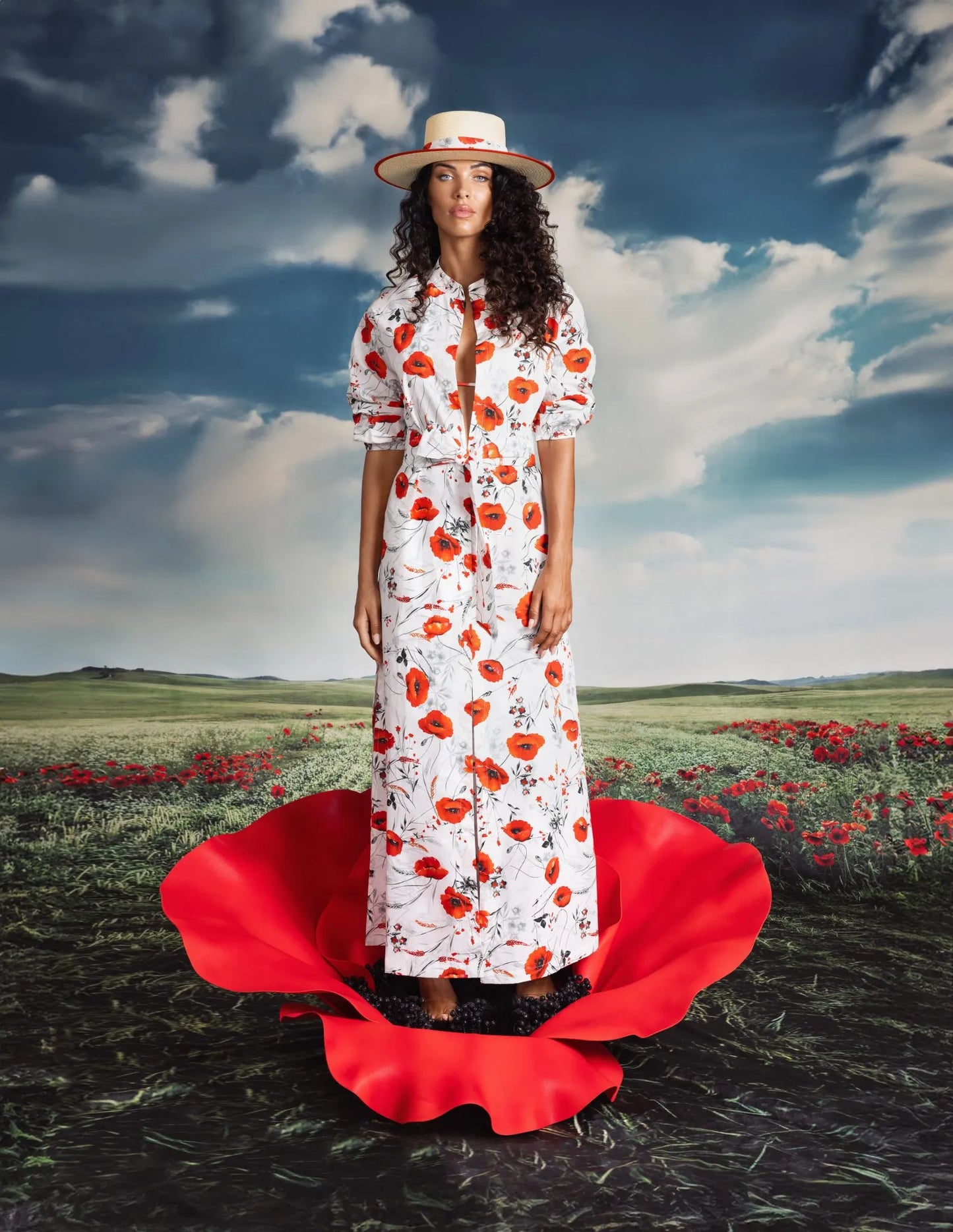 Karolina's Kingdom Penelopa Silk Caftan