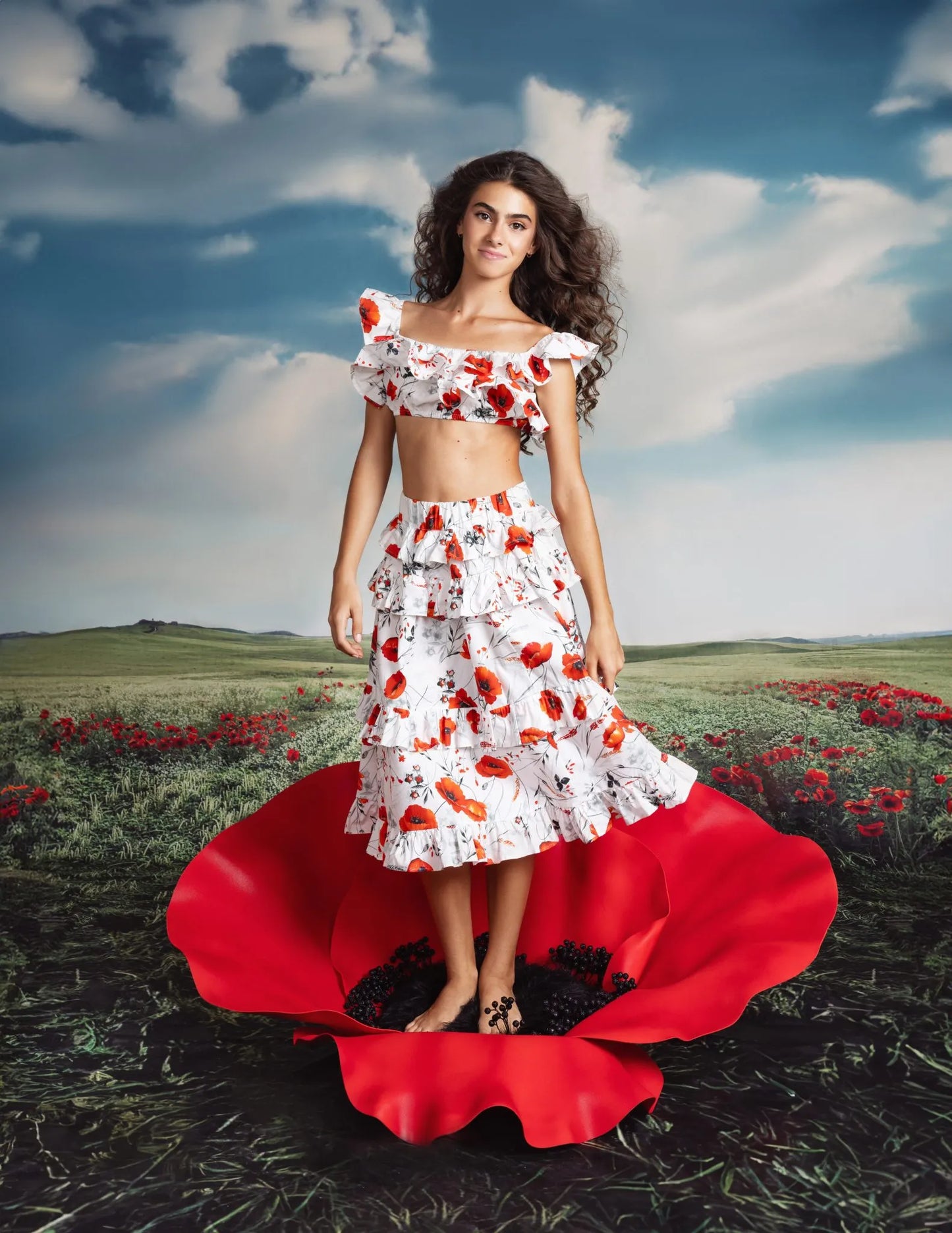 Karolina's Kingdom Carmelita Cropped Top Girls