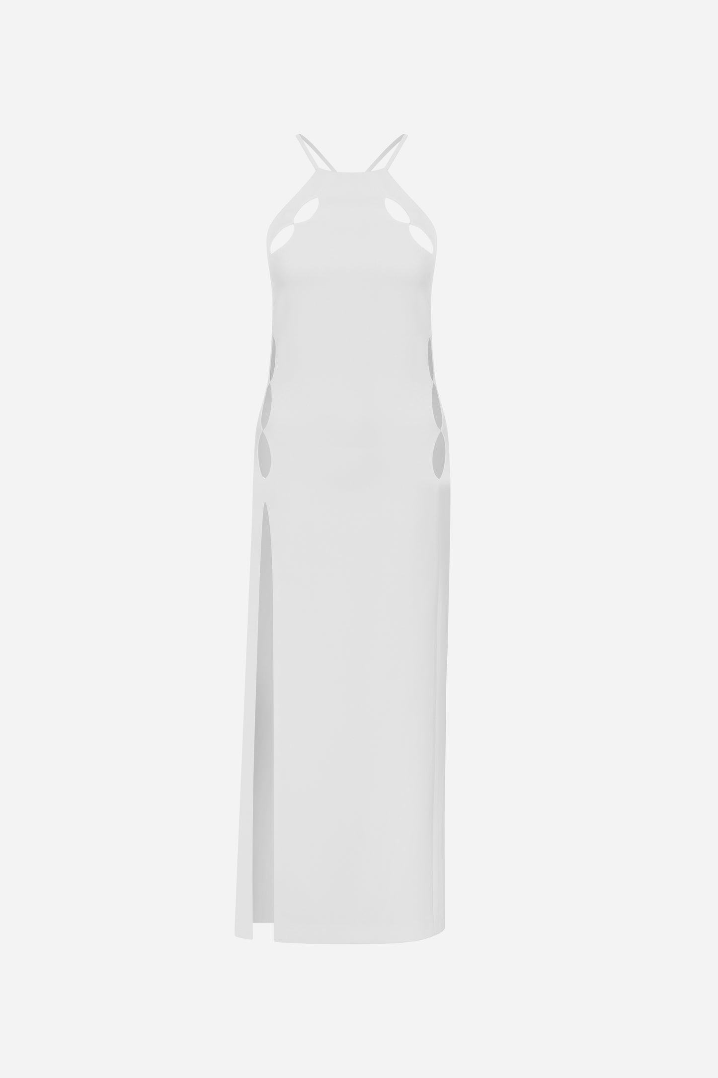 ILA MARIS Midi Dress with Side Cutout Details