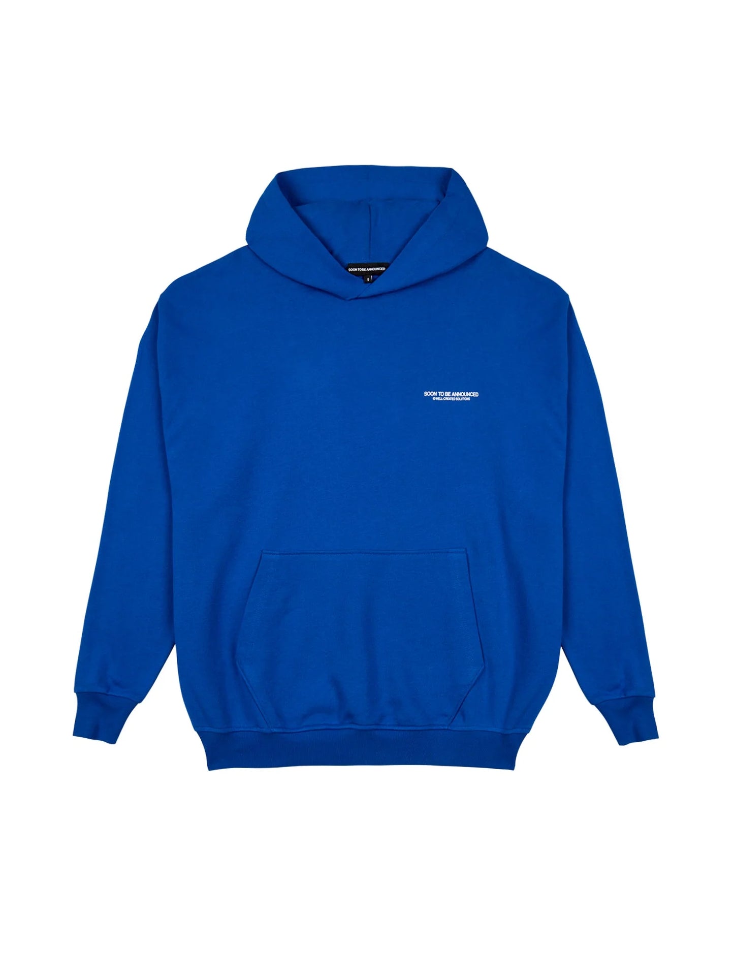 SOON TO BE ANNOUNCED Well Created Hoodie Blue