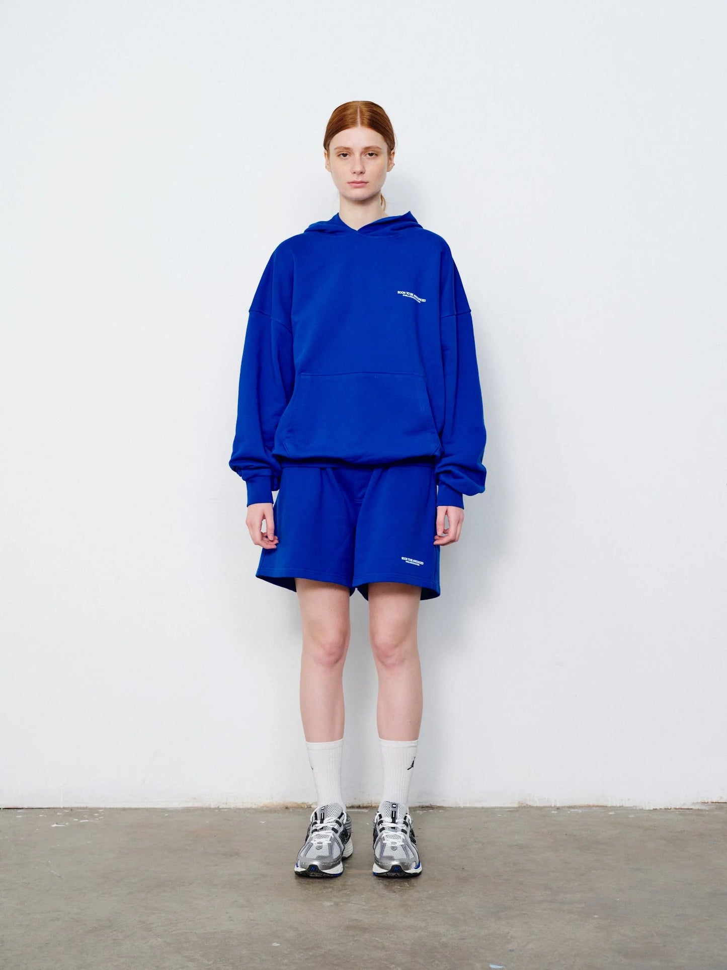 SOON TO BE ANNOUNCED Well Created Hoodie Blue