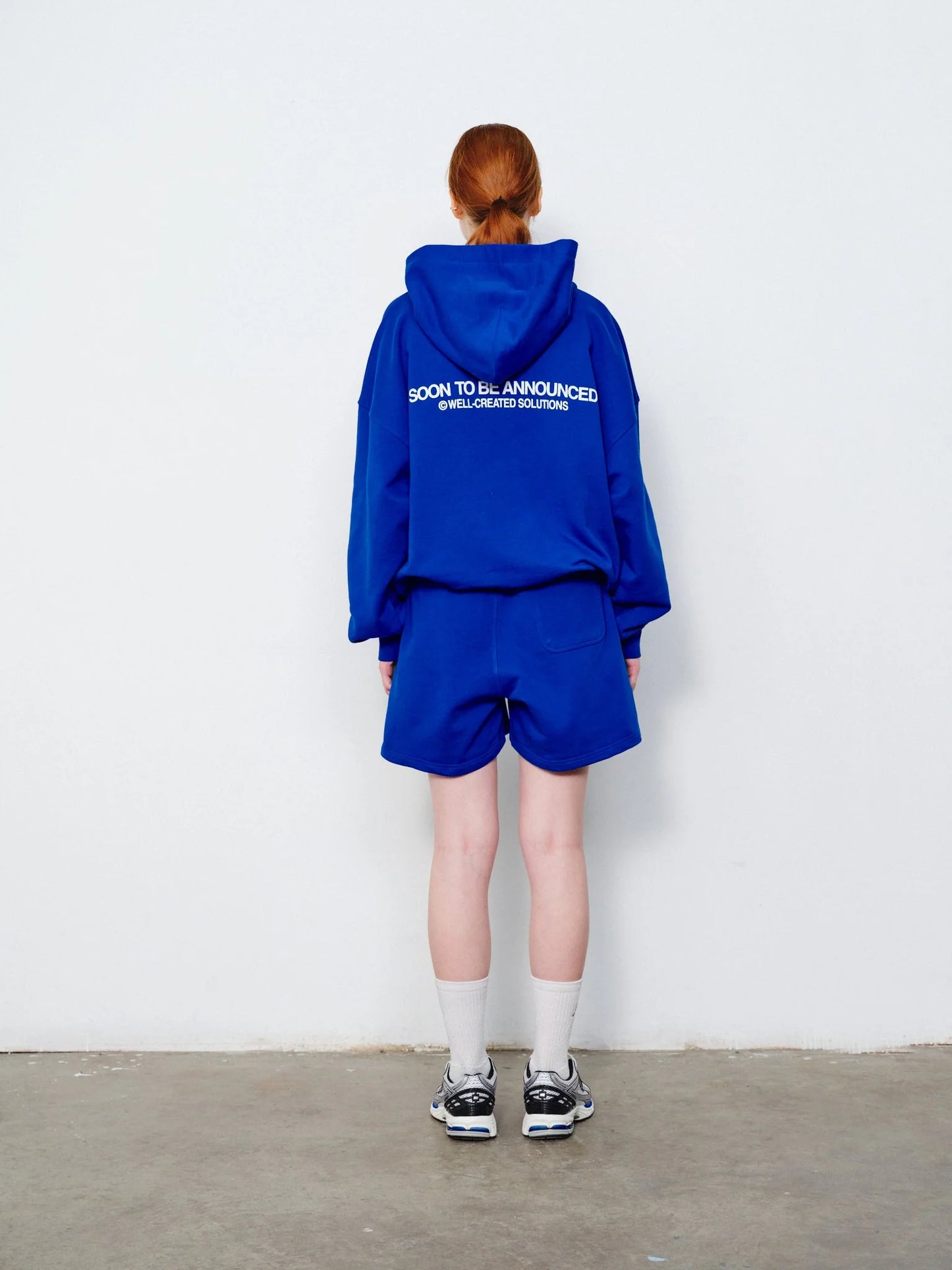 SOON TO BE ANNOUNCED Well Created Hoodie Blue