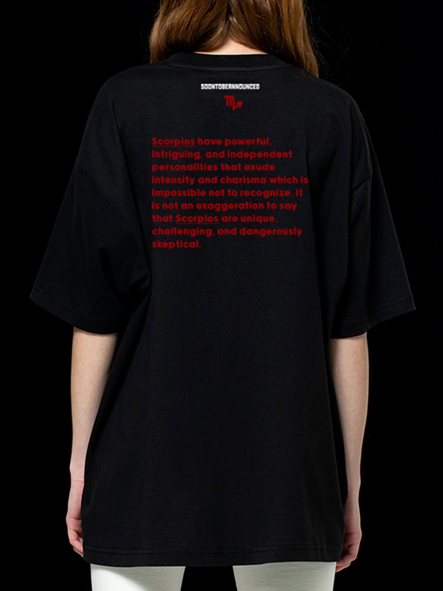 SOON TO BE ANNOUNCED Zodiac T-shirt Scorpio