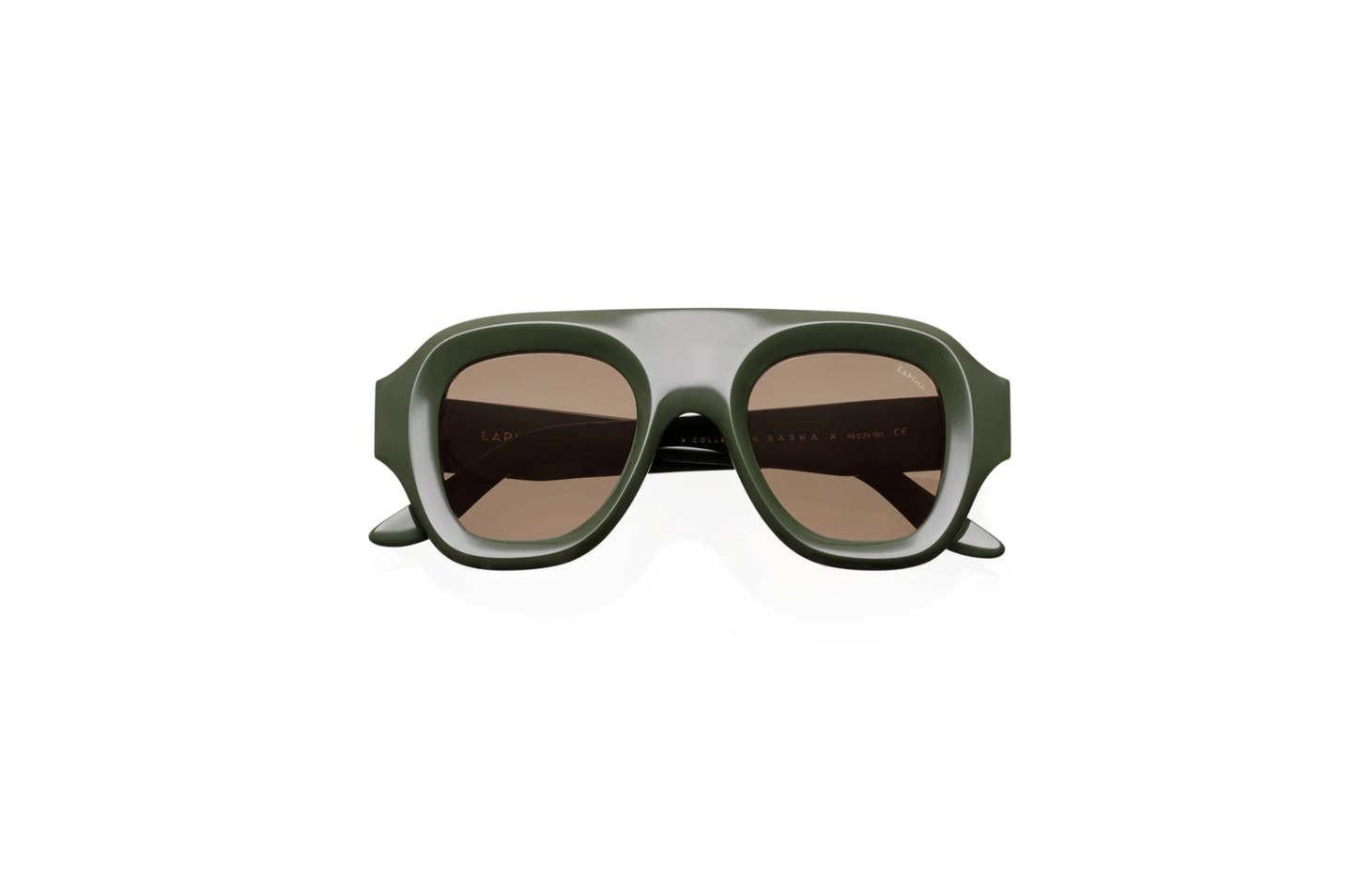 Lapima Sunglasses Sasha X Natural Green Vintage