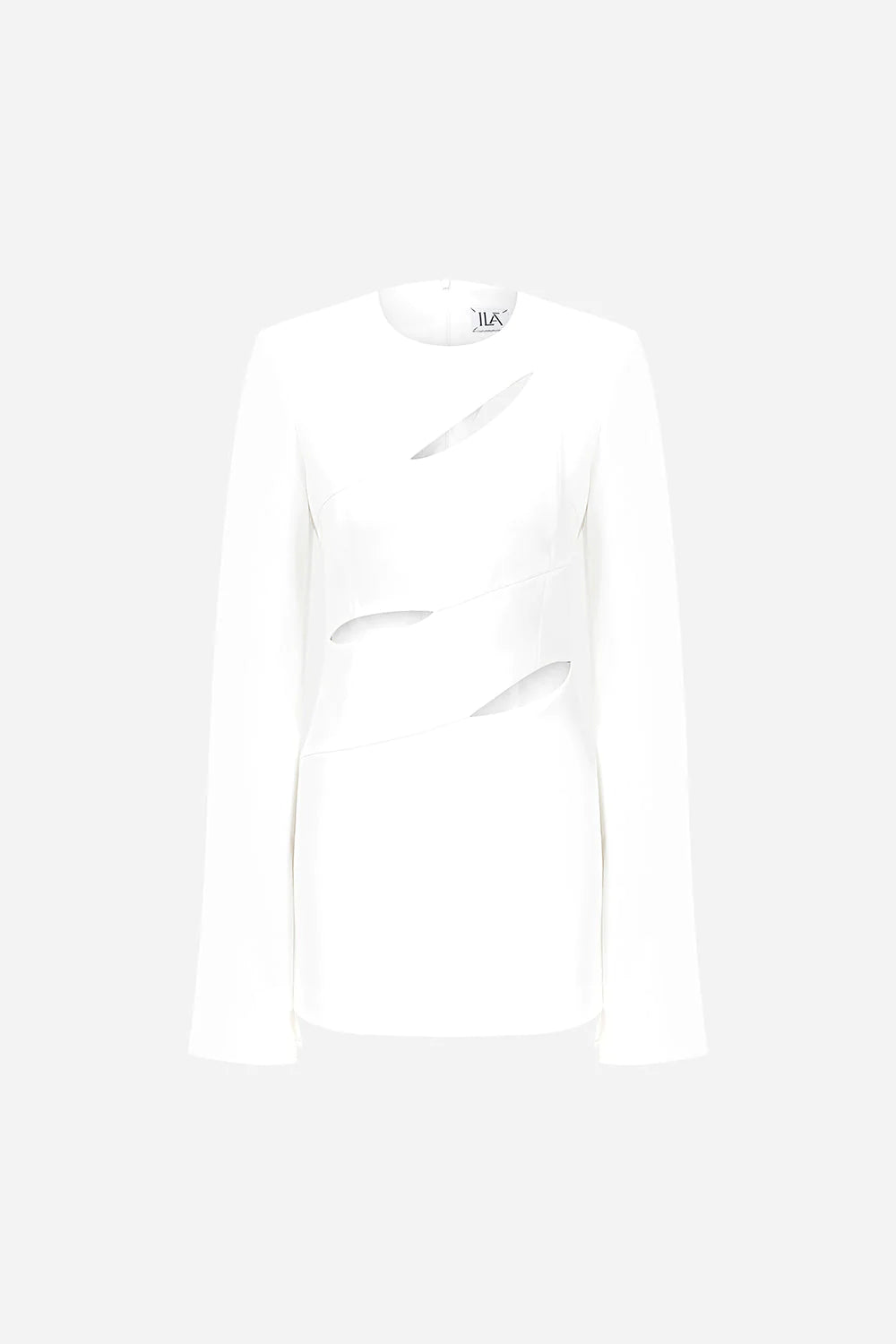 ILA BLAZE Long Sleeved Mini Dress With 4 Slit Openings