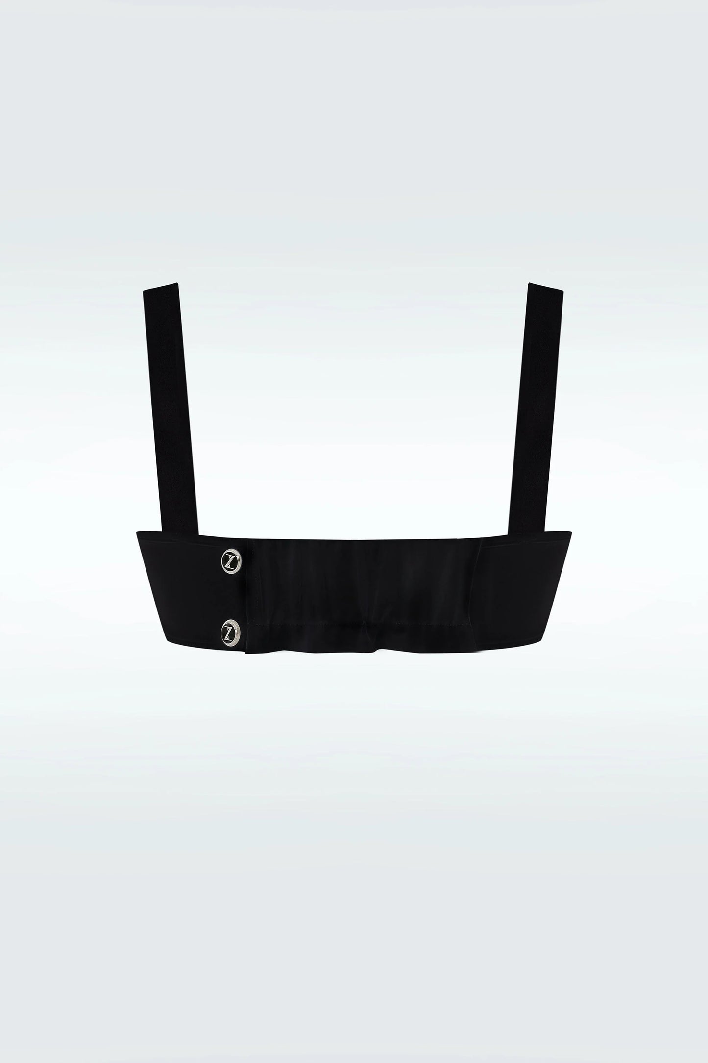 Zeynep Tosun Mini Logo Top Black