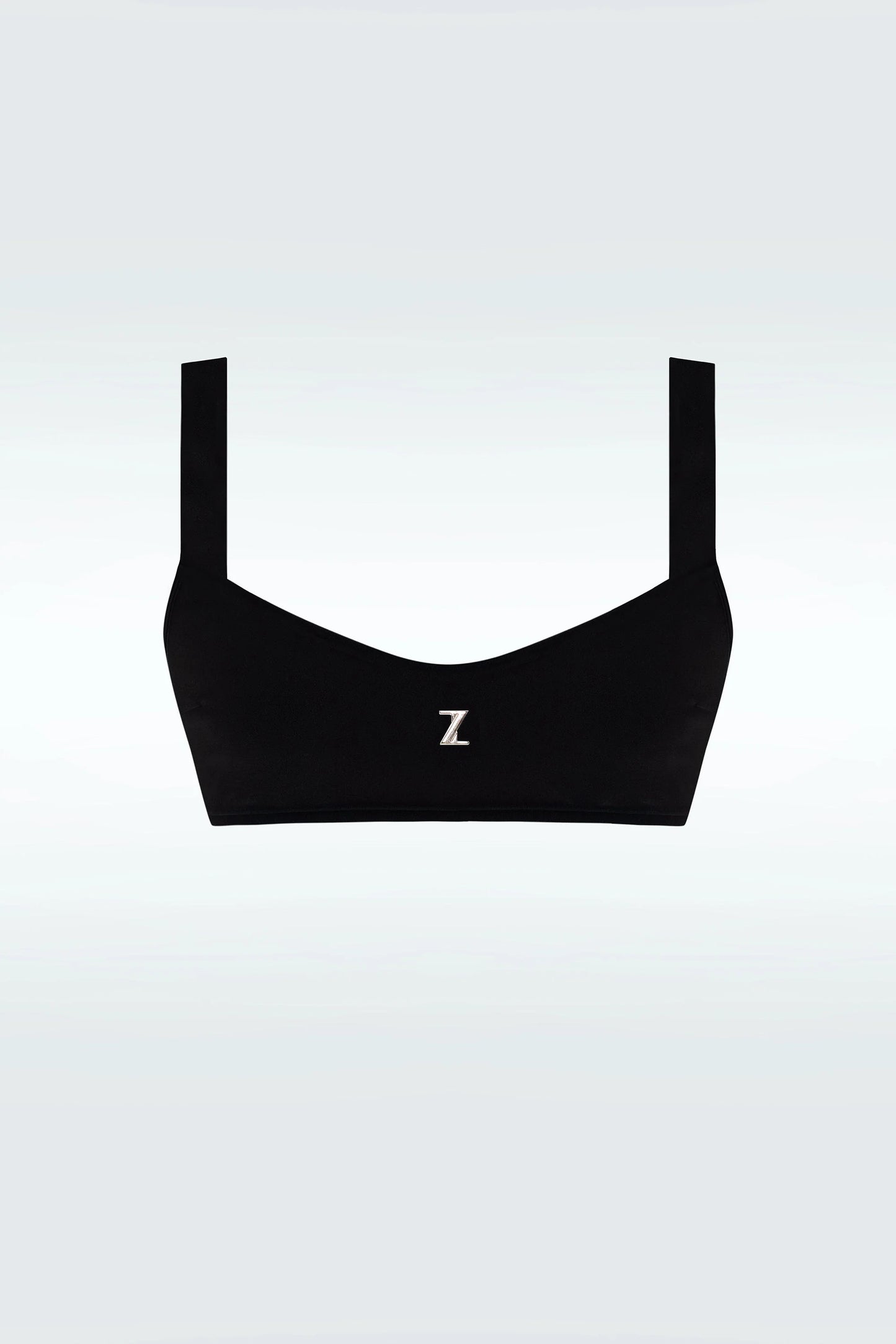 Zeynep Tosun Mini Logo Top Black