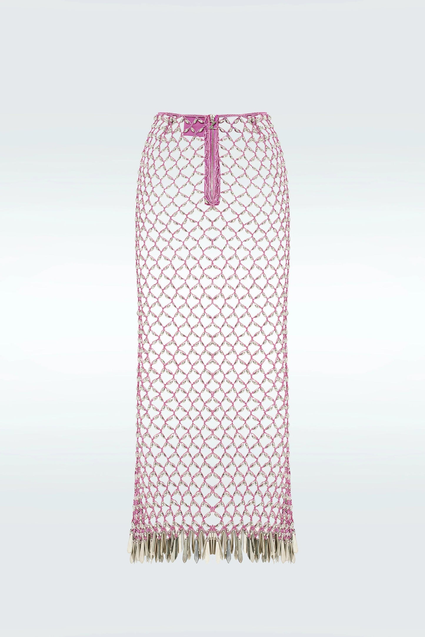 Zeynep Tosun Cannes Midi Skirt Pink