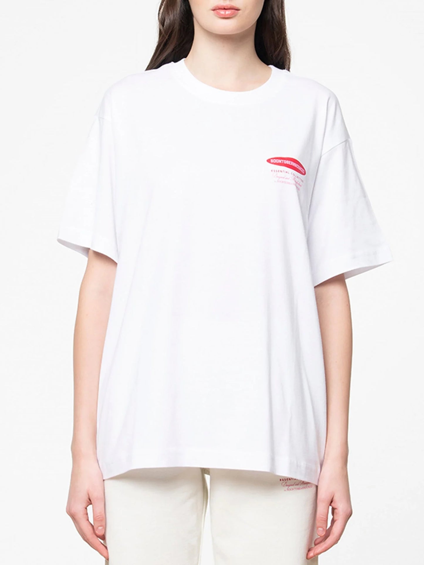 SOON TO BE ANNOUNCED Essentials Logo Regular Fit S/S T-shirt White