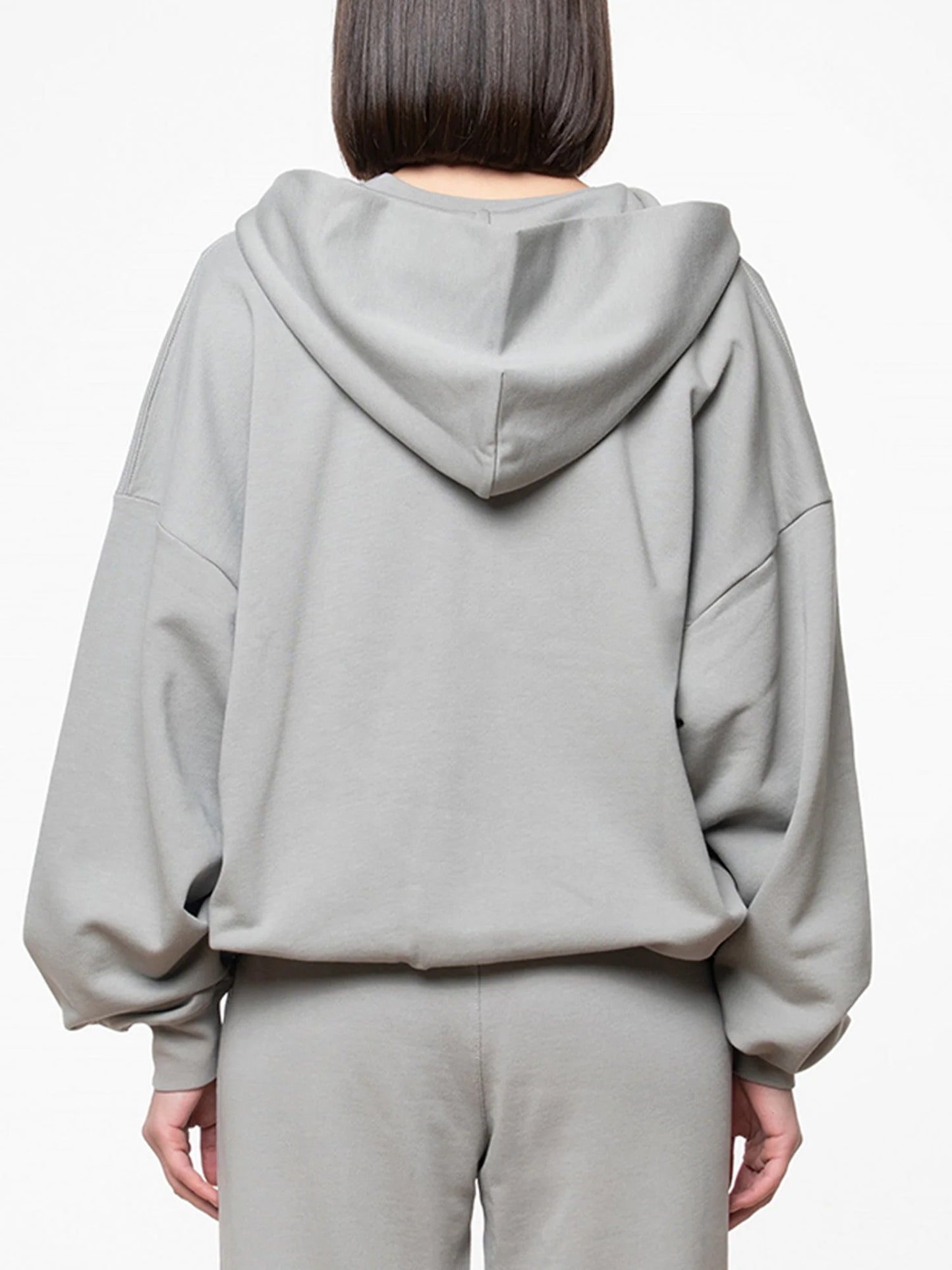 SOON TO BE ANNOUNCED Essentials Logo Zip Hoodie Moon Mist