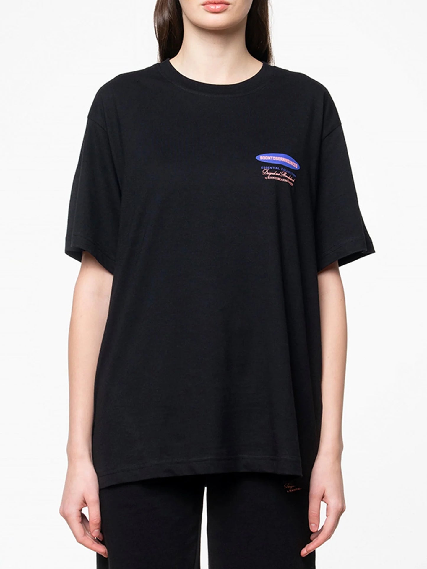 SOON TO BE ANNOUNCED Essentials Logo Regular Fit S/S T-shirt Black