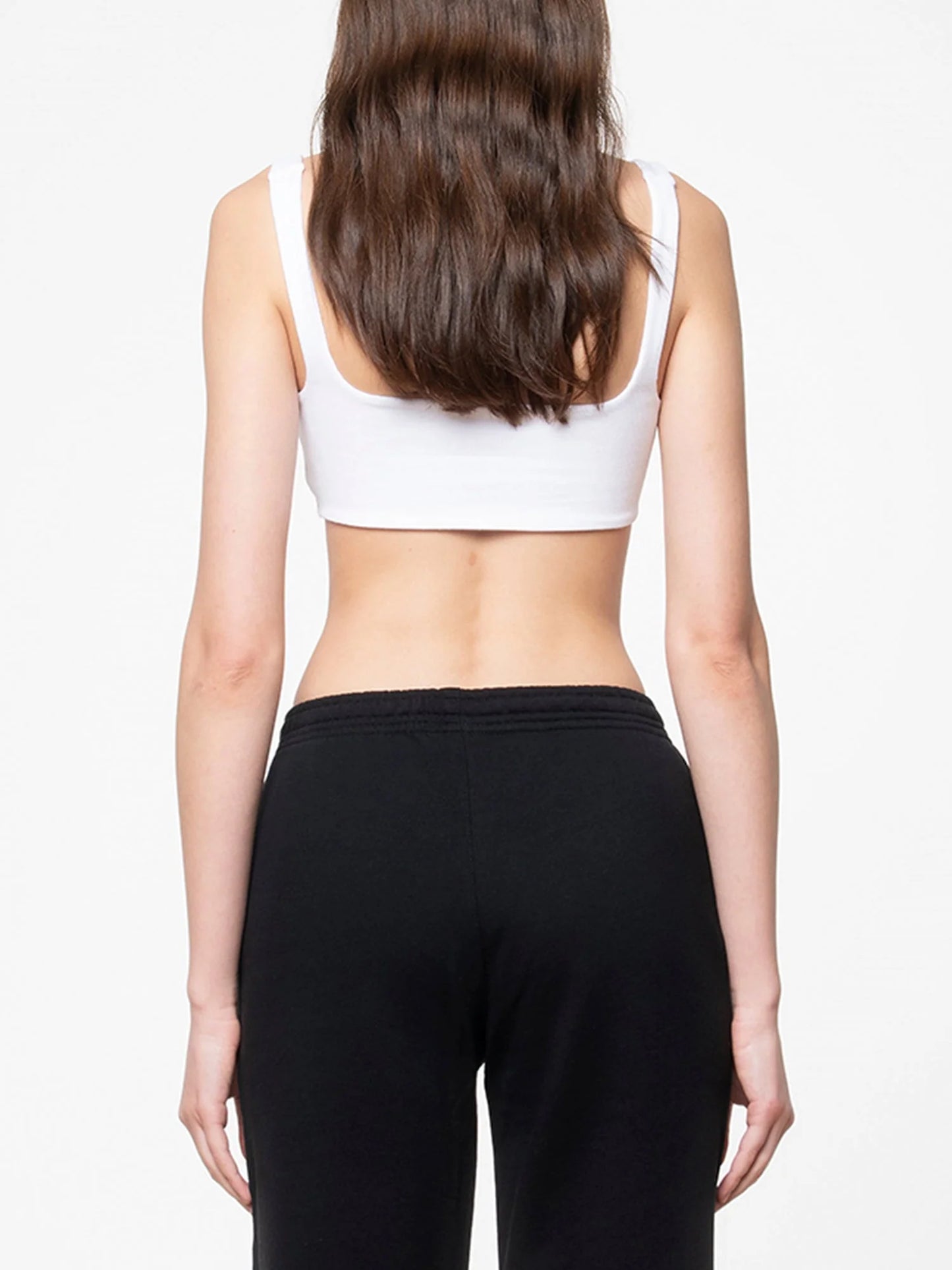 SOON TO BE ANNOUNCED Essentials Ribbed Tank Top No 1 White