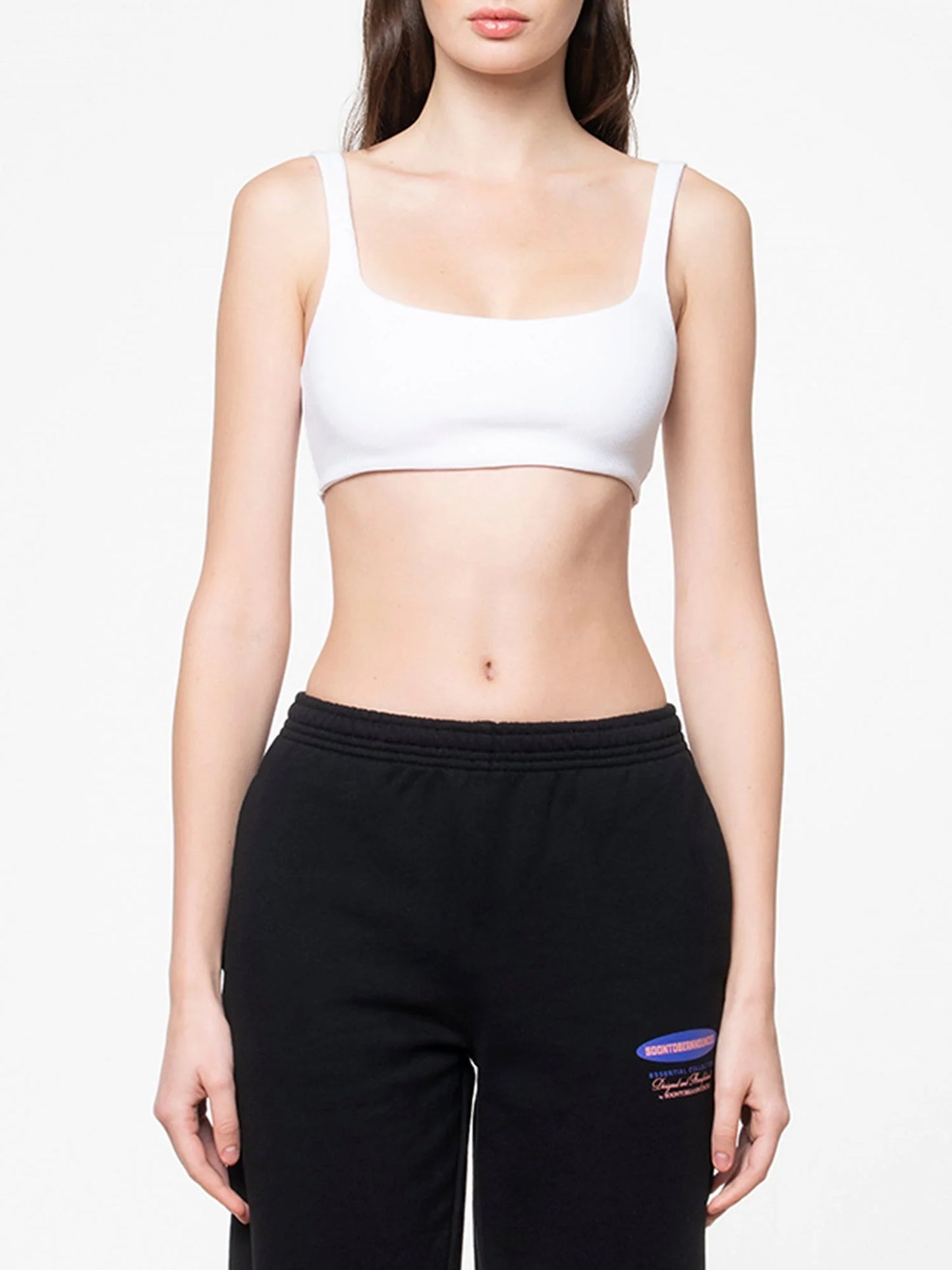 SOON TO BE ANNOUNCED Essentials Ribbed Tank Top No 1 White