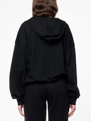 SOON TO BE ANNOUNCED Essentials Logo Zip Hoodie Peat Black