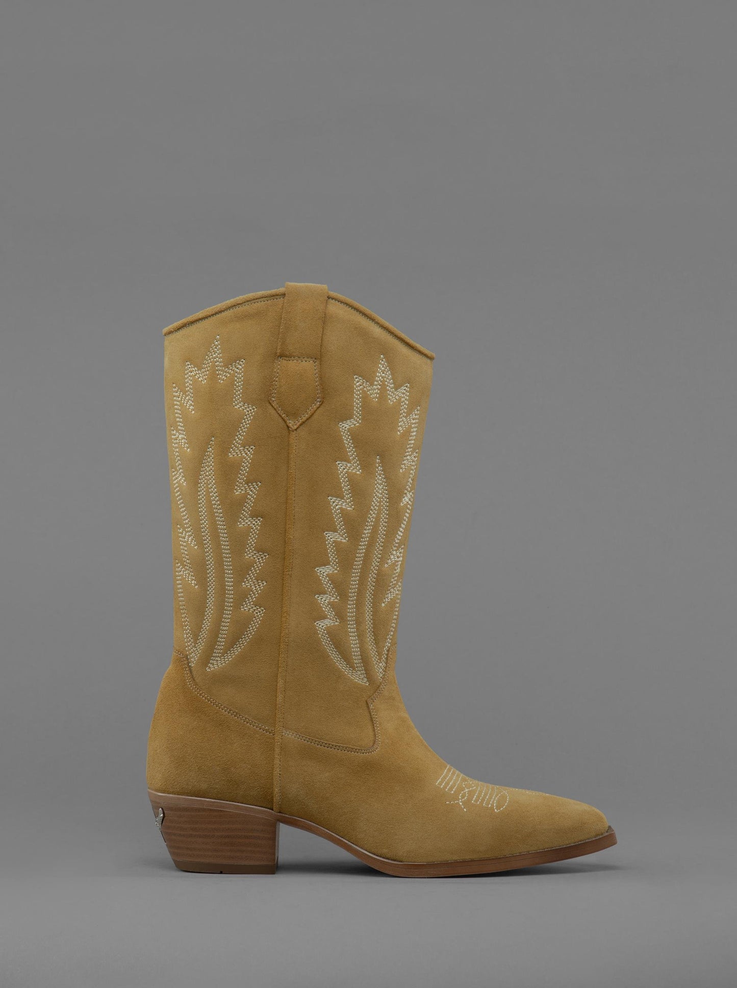 LOIE West Mas Camel Suede Boots