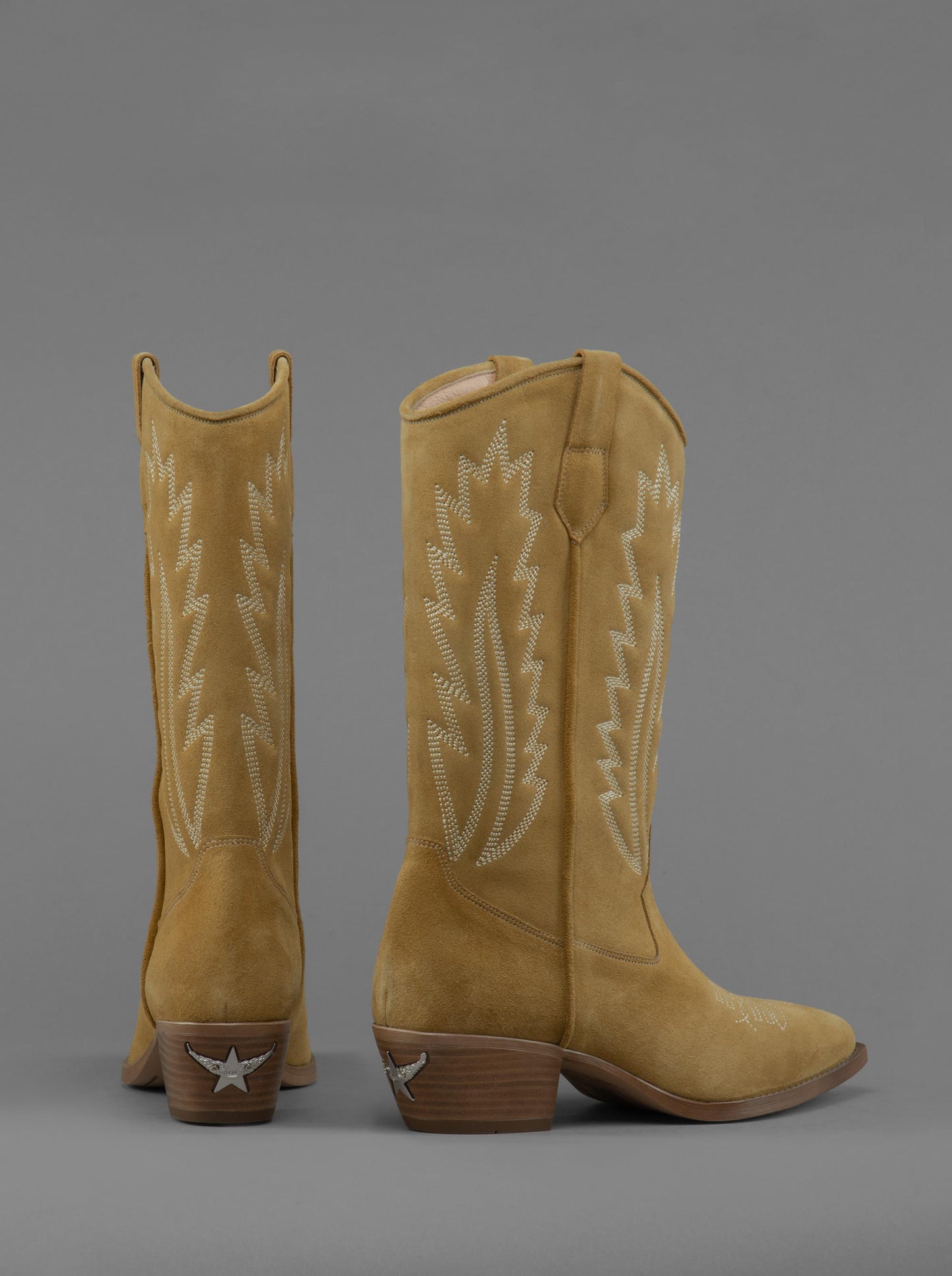 LOIE West Mas Camel Suede Boots