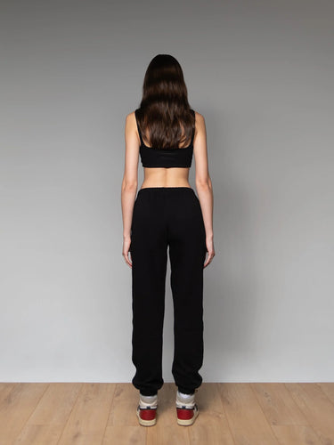 SOON TO BE ANNOUNCED Black on Black Ribbed Tank Top No1