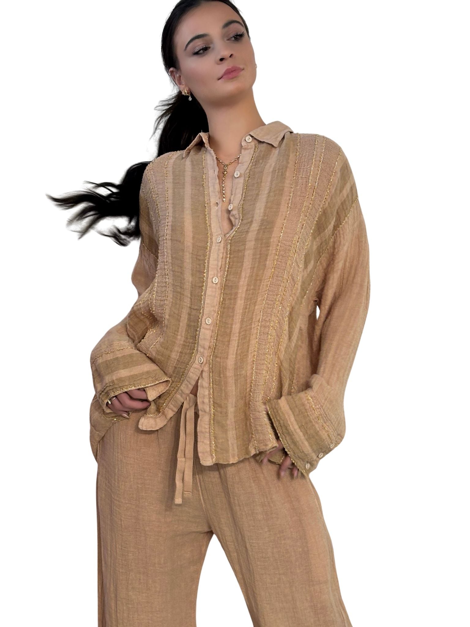Sunday Saint Tropez Simba Linen Pant Tan – IsMyLova