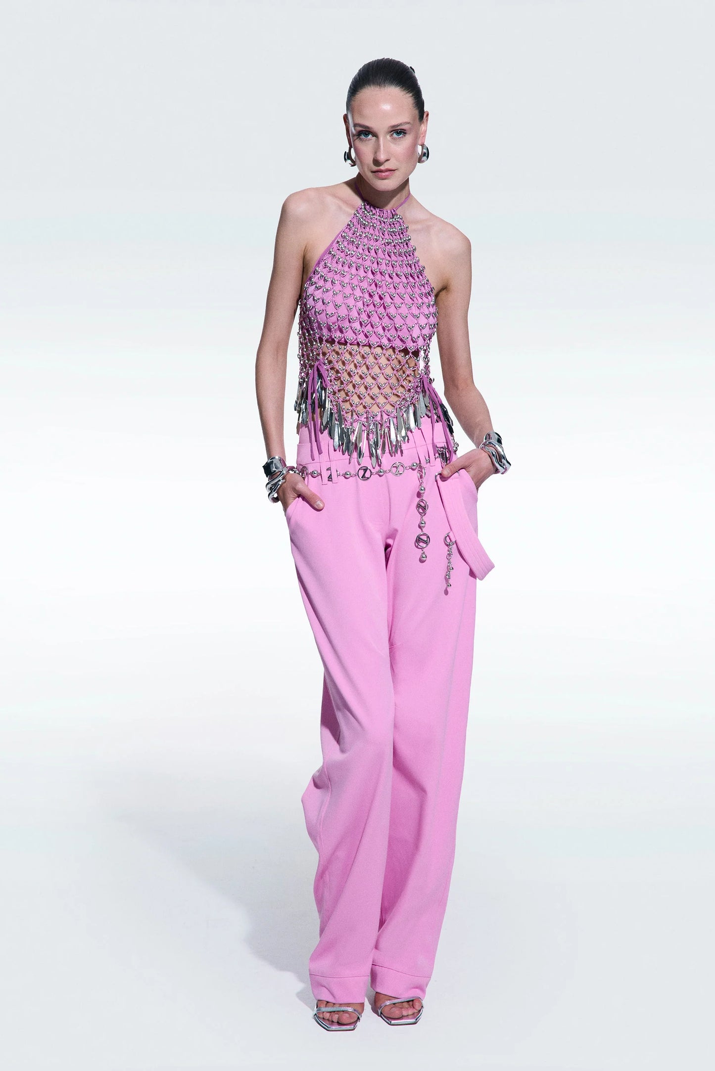 Zeynep Tosun Cannes Top Pink