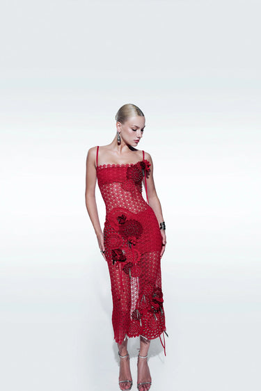 Zeynep Tosun Broderie Flower Dress