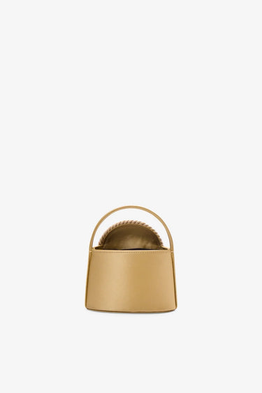 DESTREE MINI GUNTHER PASSEMENTERIE BEIGE SATIN BAG