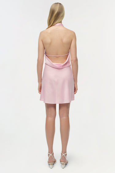 Simkhai Reanna Satin Mini Dress Pink