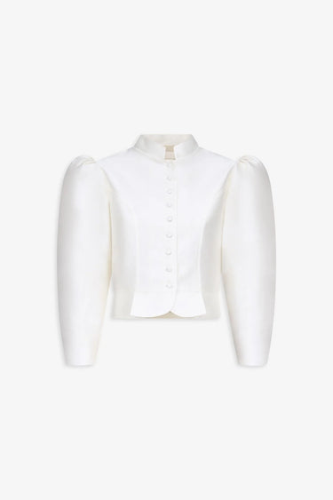 Destree Amoako Jacket Top White