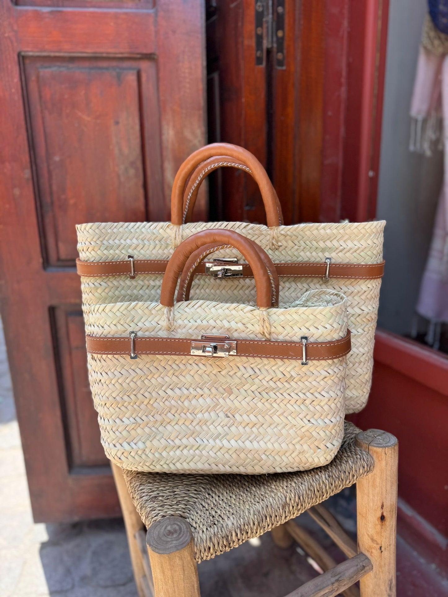 DLD Panier straw bag Natural