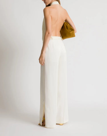 Alberta Ferretti Embroidered gilet with open back