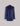Alberta Ferretti Double-Breasted Satin Blazer blue