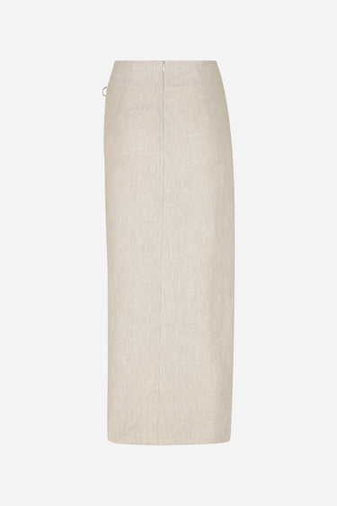 ILA ARNA  Linen Midi Skirt