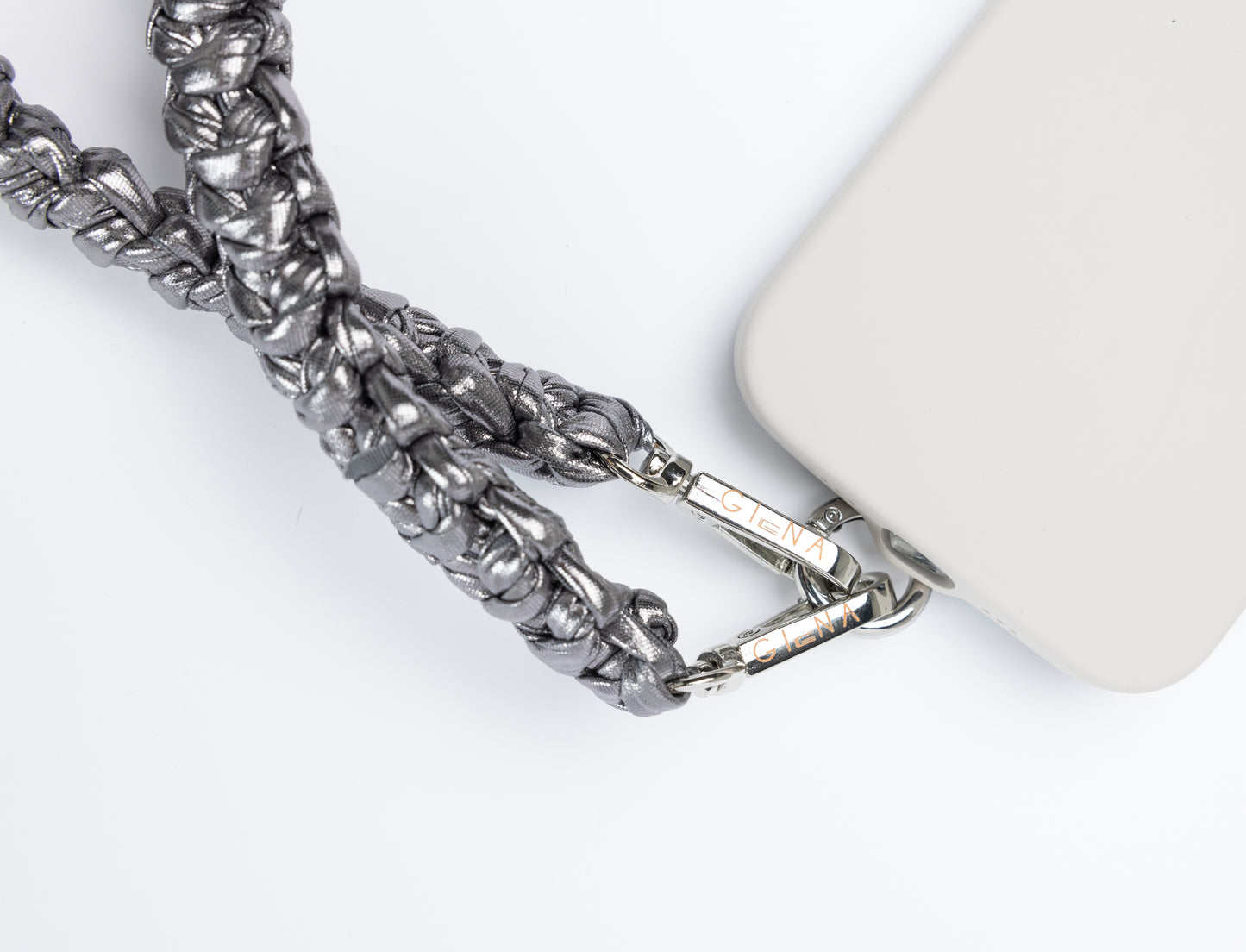 Metallic Smoked Phone strap