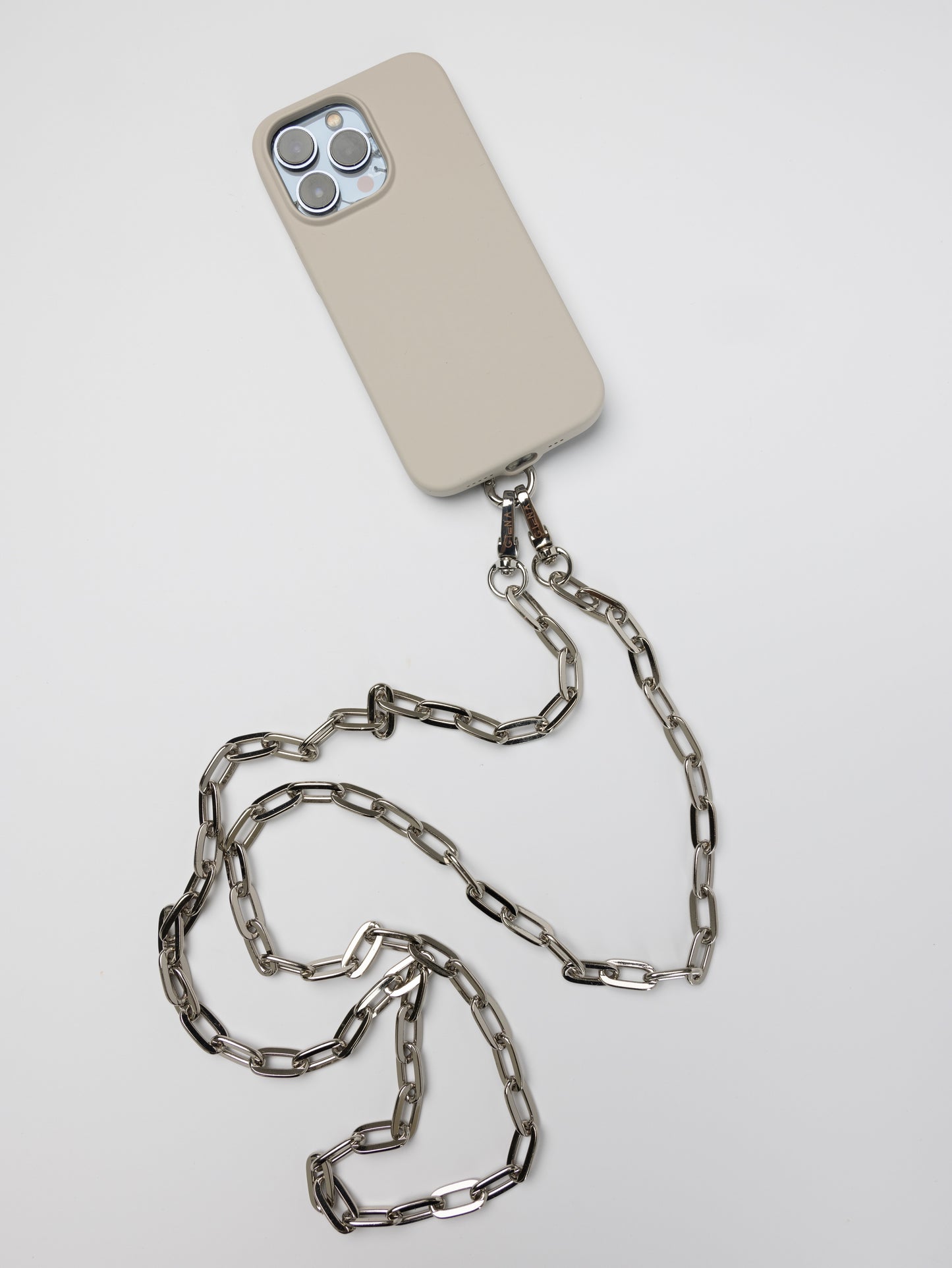 Luna Silver Phone strap